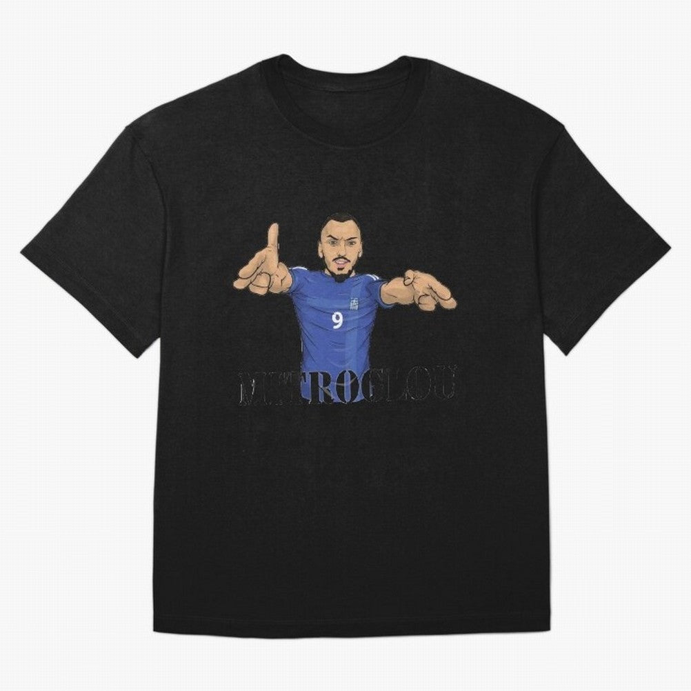 Kostantinos Mitroglou Oversized T-Shirt Fuel FIFA World Cup 2026 Spirit, with Netherlands, Haaland and Mbappe, Supporter Pride, Iconic Celebrations, Legendary Names and Global Match Day Energy; Ideal for Football Dads, Football Moms, Friends,