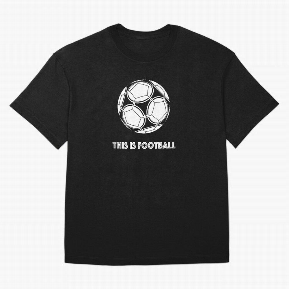 This Is Football Oversized T-Shirt Celebrate Football Heritage in FIFA World Cup 2026 for Fans of Mbappe and Germany, Bringing Stadium Memories, Football Loyalty, International Chants and Championship Tradition; Made for Die Hard Supporters, Soccer