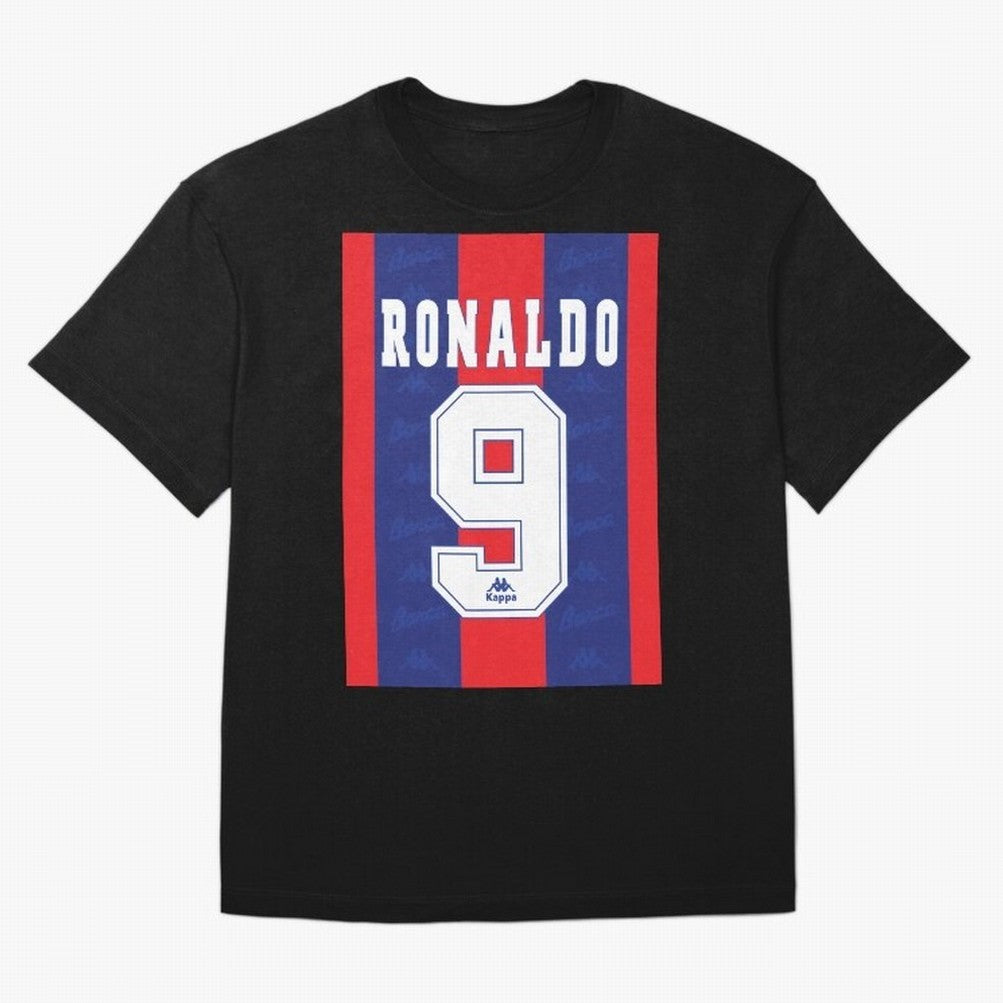 Barcelona Vintage Shirt 1995 Ronaldo 9 Oversized T-Shirt Honor the Beautiful Game during Global Football Passion for FIFA World Cup 2026, Built around Haaland, Spain, Sports Nostalgia, International Competition, Famous Players and Unforgettable