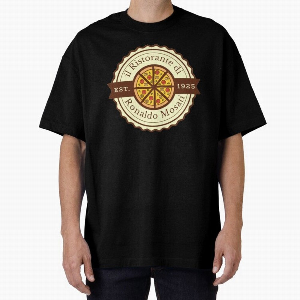 il Ristorante di Ronaldo Mosati Oversized T-Shirt Show Fan Pride Across FIFA World Cup 2026 USA Canada Mexico Built around Cristiano Ronaldo, Spain Energy, Fan Favorite Moments, National Team Passion, Big Match Drama and Soccer History; Great for