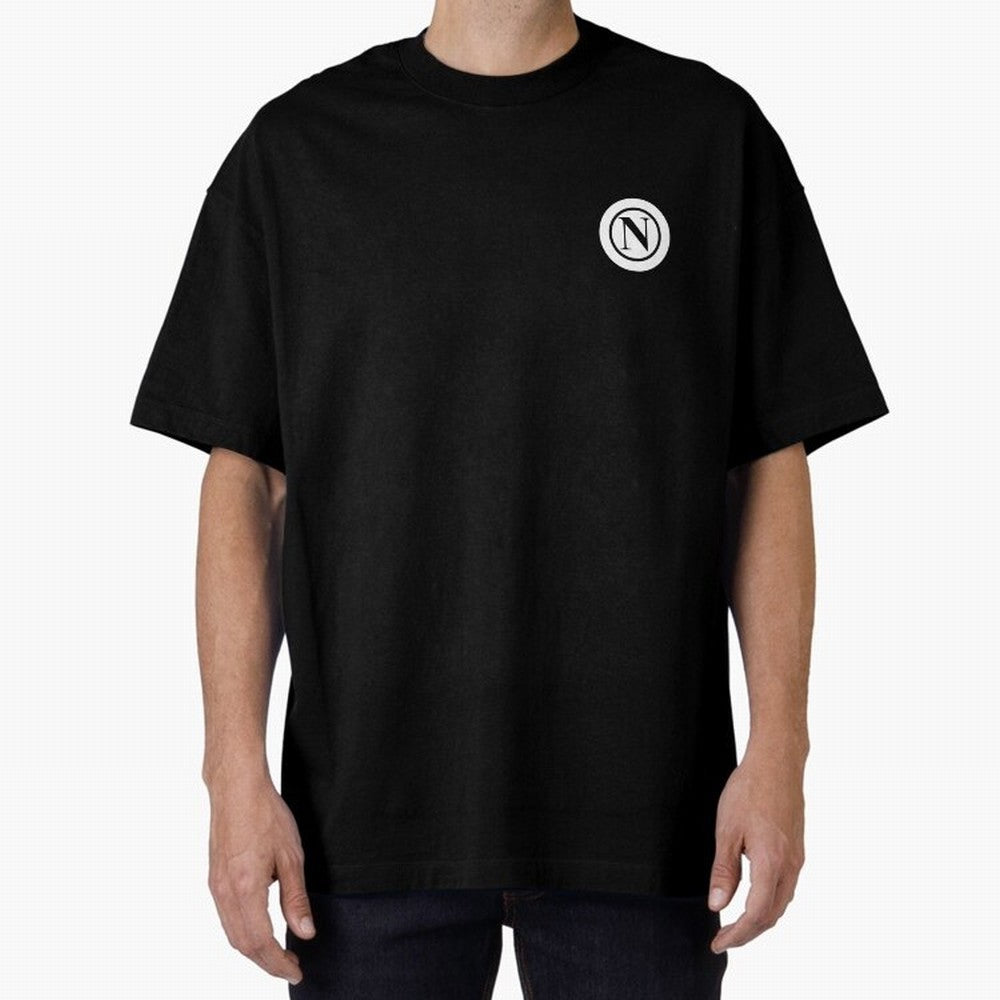 NAPOLI Oversized T-Shirt Experience Global Football Passion for FIFA World Cup 2026 USA Canada Mexico, Capturing Messi, CR7 and Mbappe, England and Germany, Retro Football Energy, Iconic Rivalries, Trophy Chase Drama and Stadium Atmosphere; Made