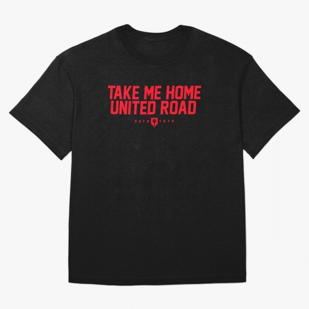 Take Me Home United Road - MUFC Chant Oversized T-Shirt Celebrate Every Goal in FIFA World Cup 2026 Inspired by CR7, England Energy, Soccer Culture, Superstar Moments, National Team Dreams and Competitive Fire; Created for Match Day Parties, Soccer