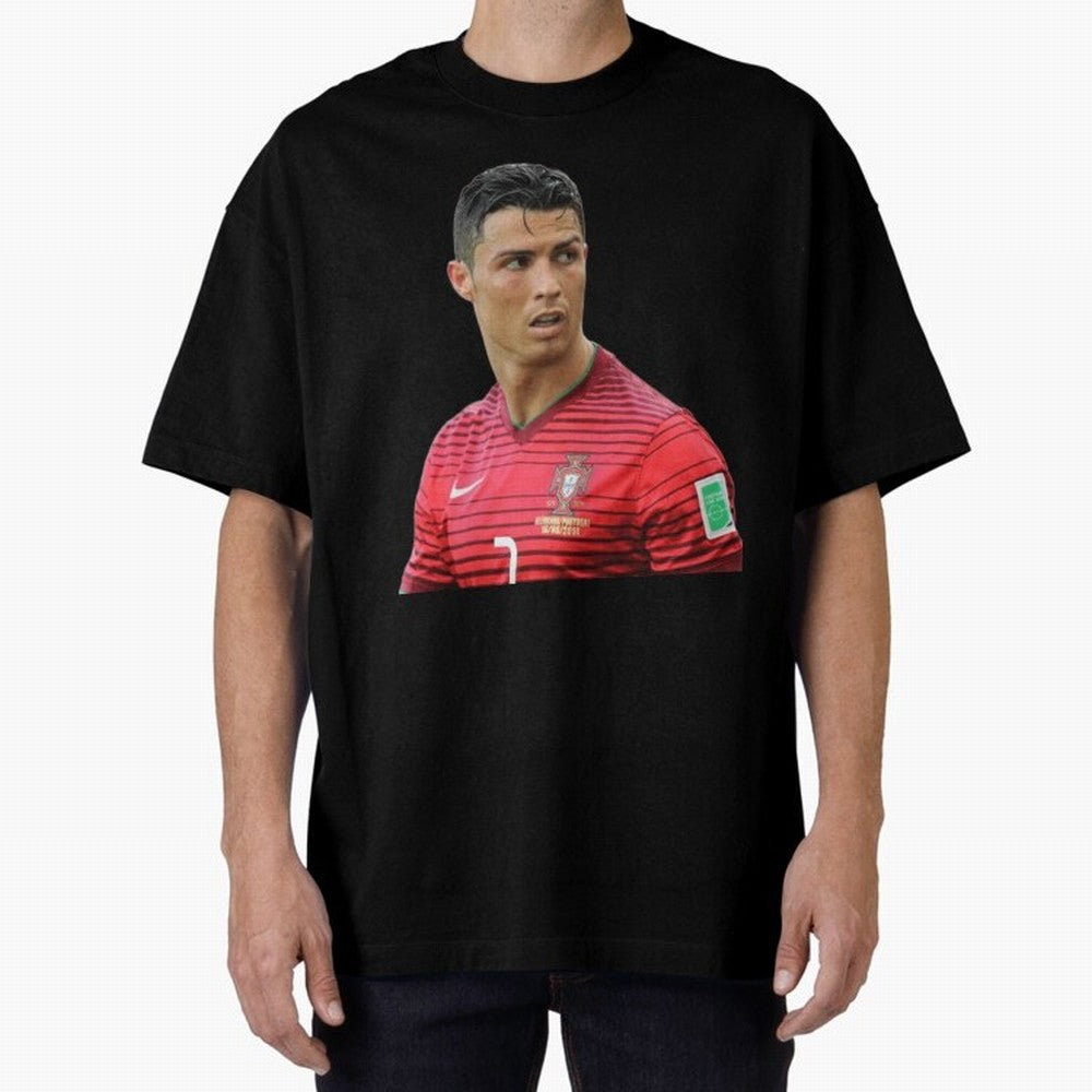 Ronaldo @AmazinProDesign Oversized T-Shirt Enjoy the Biggest Football Party of FIFA World Cup 2026 Group Stage Filled with Messi, Neymar and Mbappe, Netherlands Energy, Goal Celebration Energy, Supporter Heritage, Football Icons and Worldwide