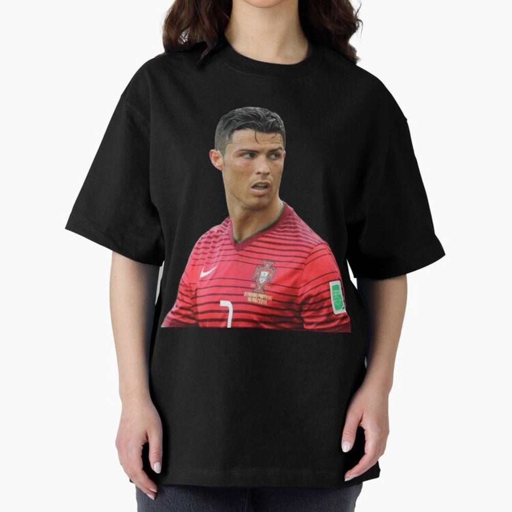 Ronaldo @AmazinProDesign Oversized T-Shirt Enjoy the Biggest Football Party of FIFA World Cup 2026 Group Stage Filled with Messi, Neymar and Mbappe, Netherlands Energy, Goal Celebration Energy, Supporter Heritage, Football Icons and Worldwide