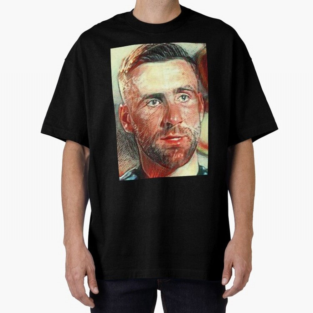 Luke Shaw Oversized T-Shirt Build FIFA World Cup 2026 Group Stage for Fans of Messi and England and Germany, Bringing Football Festival Excitement, Trophy Ambitions, Country Rivalries and Star Player Buzz; Great for Supporters Who Love Legendary