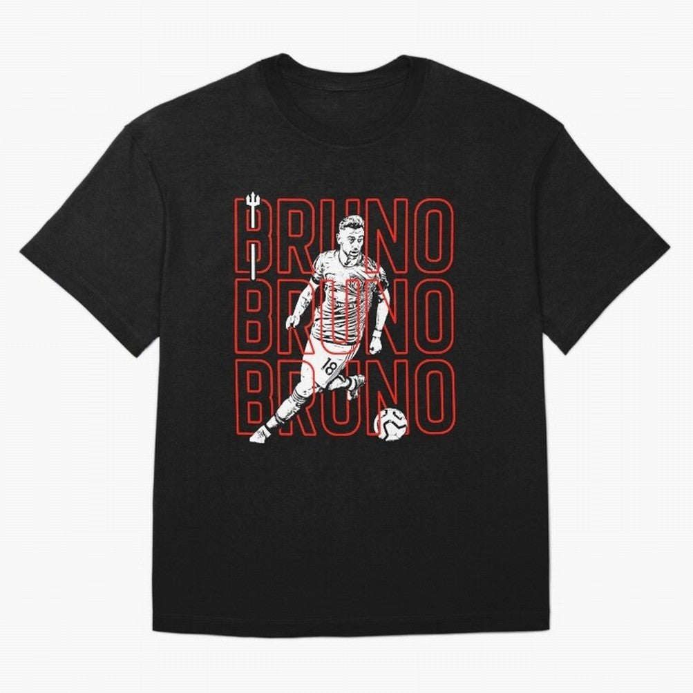 Bruno Fernandes - Manchester United Oversized T-Shirt Enjoy the Biggest Football Party of FIFA World Cup 2026 USA Canada Mexico for Fans of Mbappe and Neymar and England, France and Netherlands, Bringing Game Day Rituals, Football Legends, Country