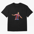 Legends of The Beautiful Game Cartoon Collection Legends Romario Cartoon Artwork162 Oversized T-Shirt Create FIFA World Cup 2026 Group Stage for Fans of Neymar and Brazil, Portugal and Argentina, Bringing Classic Soccer Heritage, Championship