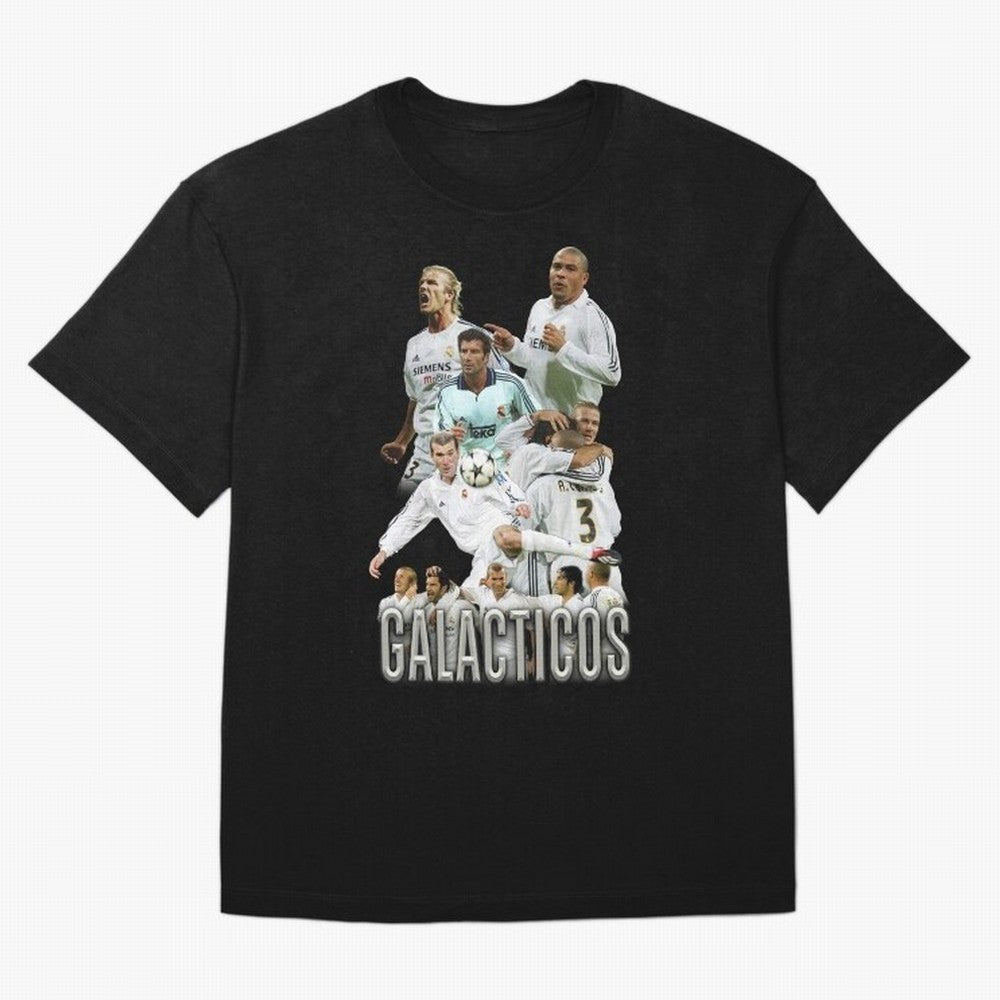Galacticos Real Madrid Oversized T-Shirt Show Passion for the Stars of Global Football Passion for FIFA World Cup 2026, Celebrating Cristiano Ronaldo, Argentina, France and Brazil, Tournament Hype, Historic Matchups, Family Viewing Parties and