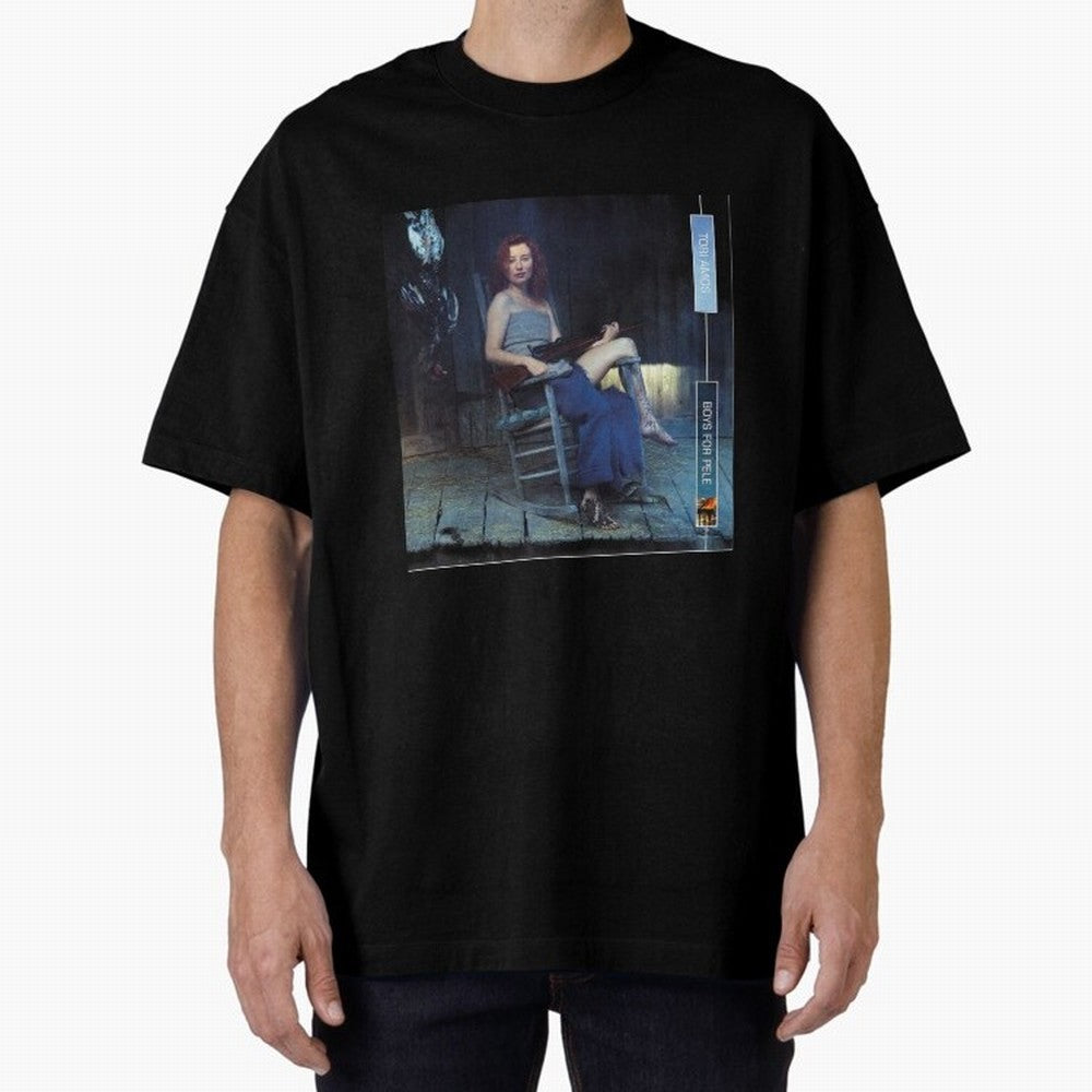Tori Amos Boys For Pele Album Promo Art Retro Print Oversized T-Shirt Bring FIFA World Cup 2026 Group Stage Connected to Cristiano Ronaldo, Haaland and CR7, France and Portugal Energy, Football Passion, Legendary Performances, Festival Vibes and