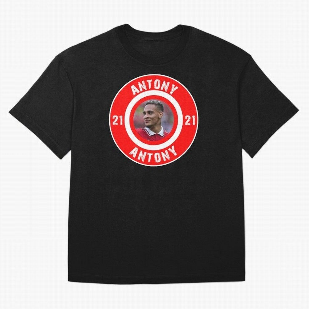 Antony Oversized T-Shirt Support Iconic Players in Global Football Passion for FIFA World Cup 2026 Group Stage, Driven by Neymar, England, Champion Mindset, Group Stage Buzz, Knockout Tension and Passionate Fan Culture; Created for Match Day