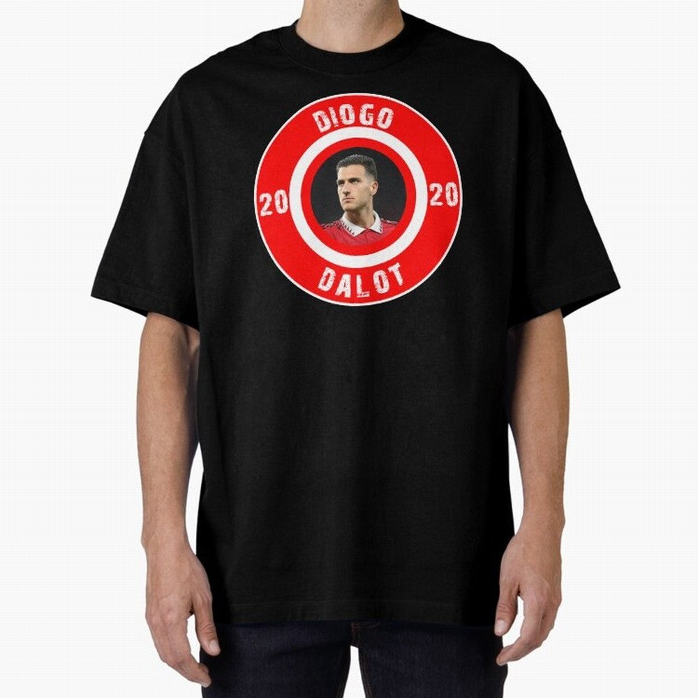 Diogo Dalot Oversized T-Shirt Feel the Heartbeat of FIFA World Cup 2026 USA Canada Mexico Spirit, with Brazil, Mbappe, Match Day Excitement, Supporter Culture, Golden Goals and Global Football Passion; Perfect for Fans, Collectors, Family