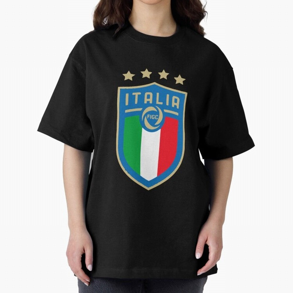 Italy Emblem Oversized T-Shirt Feel FIFA World Cup 2026 Group Stage Spirit, Built around Spain, Messi, Neymar and Mbappe, Stadium Chants, National Pride, Trophy Dreams and Unforgettable Football Memories; Created for Match Day Parties, Soccer