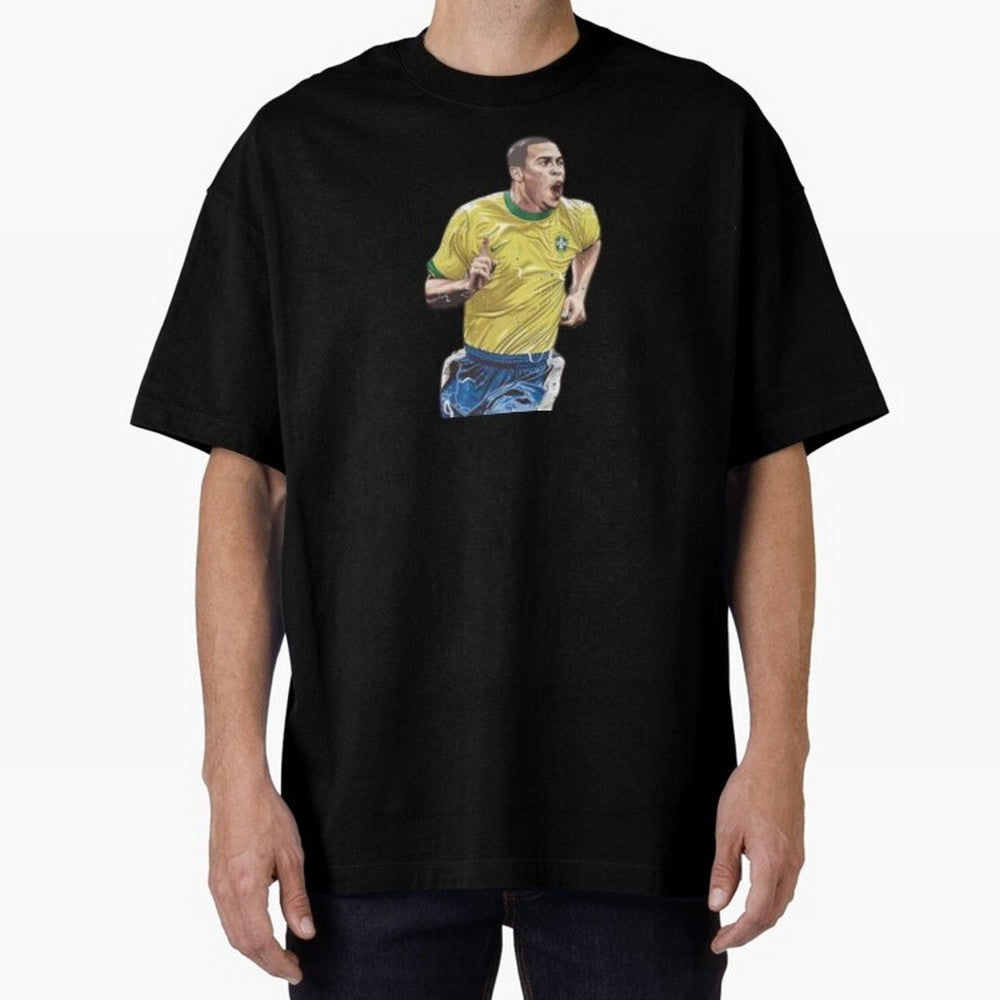 Ronaldo Oversized T-Shirt Support Global Football Passion for FIFA World Cup 2026, Featuring Cristiano Ronaldo, Spain and Netherlands, Soccer Culture, Superstar Moments, National Team Dreams and Competitive Fire; Perfect for Fans, Collectors,