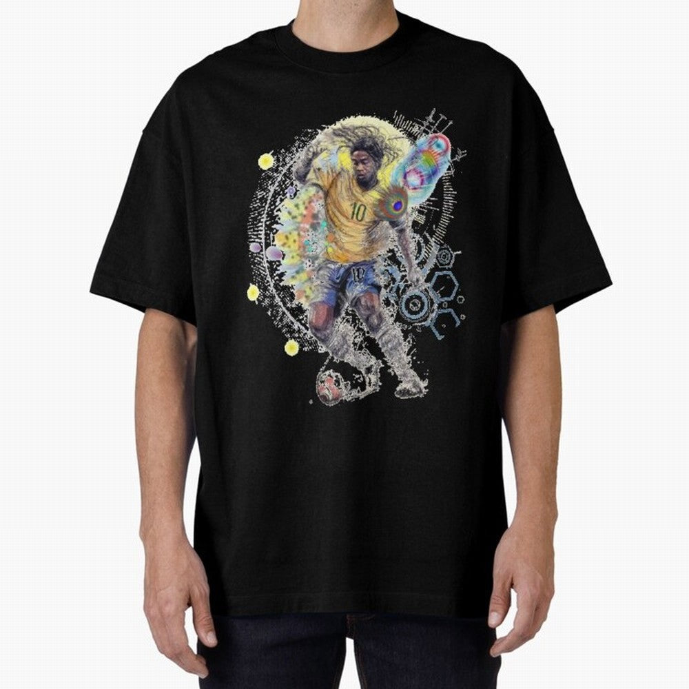 Ronaldin Football Player Oversized T-Shirt Celebrate National Team Dreams in the FIFA World Cup 2026 Group Stage Journey through Messi, CR7 and Mbappe Highlights, Portugal, Spain and Germany Pride, Football History, Final Match Energy, Crowd Noise