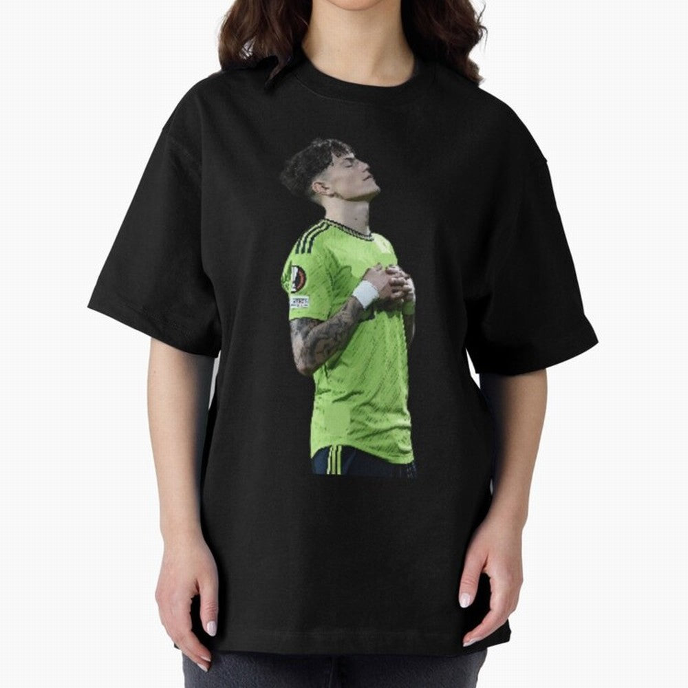 Garnacho Inner Peace Celebration Oversized T-Shirt Remember the FIFA World Cup 2026 Journey through CR7 Highlights, Argentina Pride, Football Passion, Legendary Performances, Festival Vibes and Supporter Community; Made for Collectors Who Enjoy