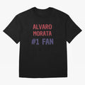 Alvaro Morata - #1 Fan Oversized T-Shirt Stand with Global Football Passion for FIFA World Cup 2026 USA Canada Mexico, Driven by Mbappe and Neymar, Argentina, Soccer Culture, Superstar Moments, National Team Dreams and Competitive Fire; Great for