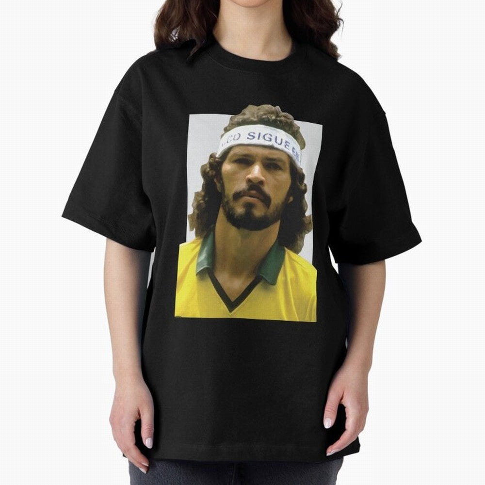 Scrates Football legend Oversized T-Shirt Live the Energy of the FIFA World Cup 2026 USA Canada Mexico Journey through Messi, CR7 and Mbappe Highlights, Spain and Netherlands Pride, Classic Soccer Heritage, Championship Pressure, Fan Loyalty and