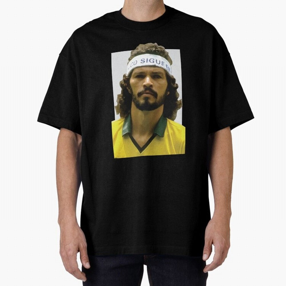 Scrates Football legend Oversized T-Shirt Live the Energy of the FIFA World Cup 2026 USA Canada Mexico Journey through Messi, CR7 and Mbappe Highlights, Spain and Netherlands Pride, Classic Soccer Heritage, Championship Pressure, Fan Loyalty and
