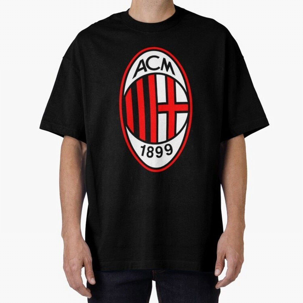 AC Milan Classic . Oversized T-Shirt Represent Football Lovers during FIFA World Cup 2026 USA Canada Mexico Spirit, Inspired by Portugal, CR7, Classic Soccer Heritage, Championship Pressure, Fan Loyalty and International Pride; Built for Supporters