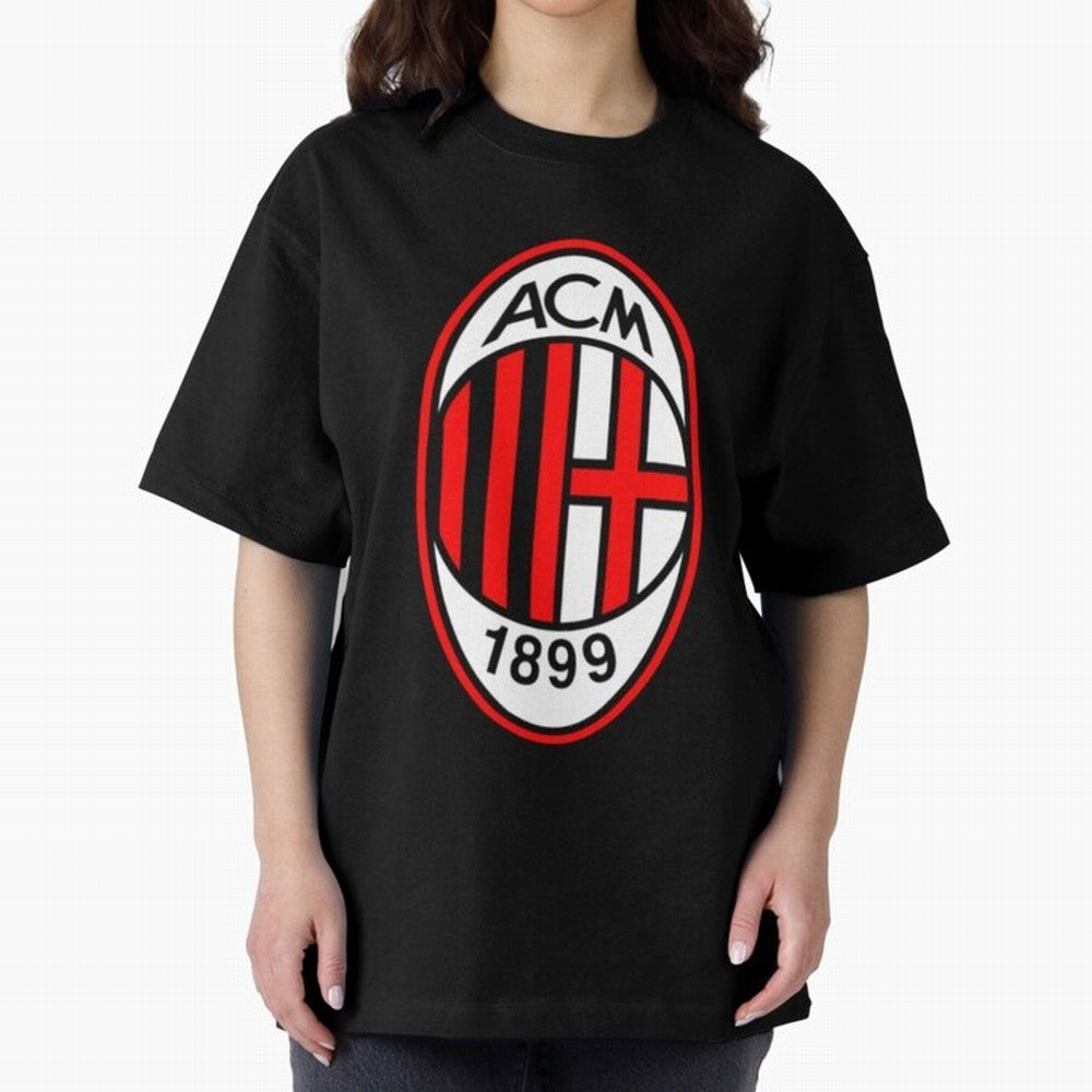 AC Milan Classic . Oversized T-Shirt Represent Football Lovers during FIFA World Cup 2026 USA Canada Mexico Spirit, Inspired by Portugal, CR7, Classic Soccer Heritage, Championship Pressure, Fan Loyalty and International Pride; Built for Supporters