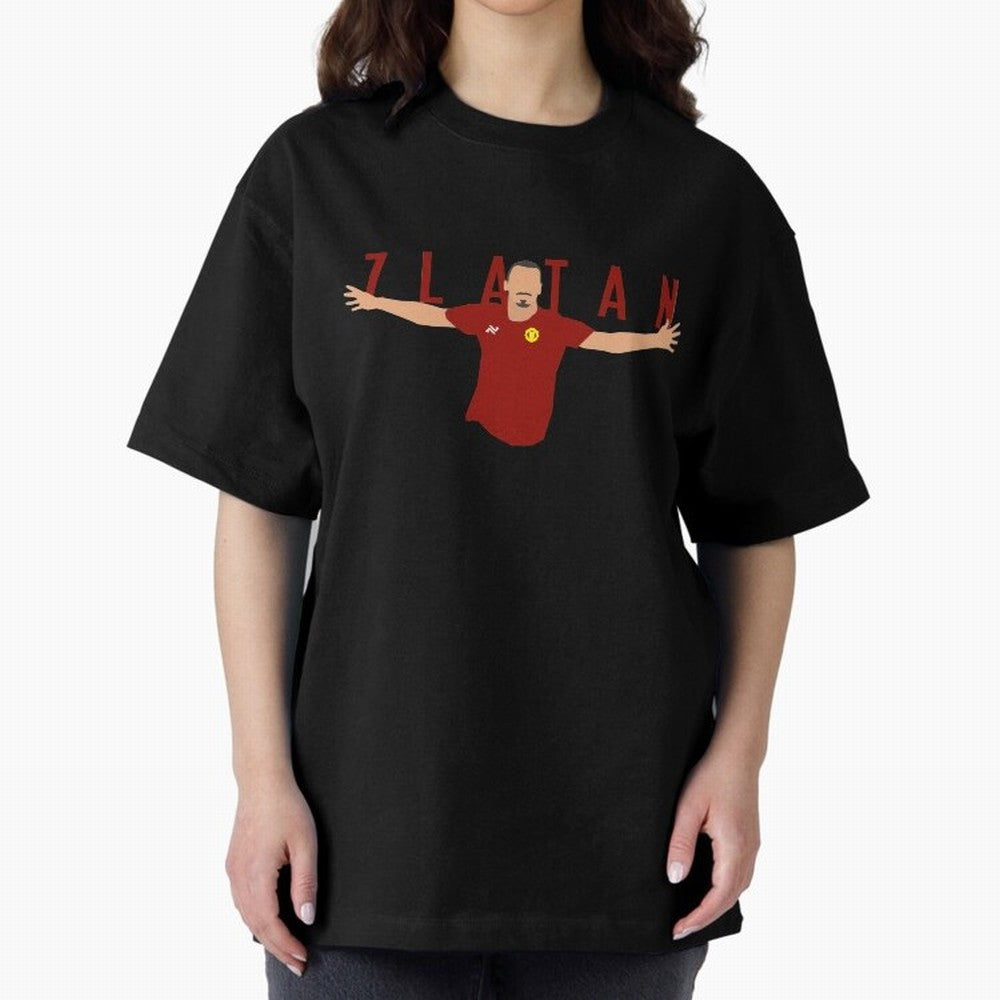 Zlatan Oversized T-Shirt Celebrate the Stars of FIFA World Cup 2026 USA Canada Mexico for Fans of Mbappe and Neymar and Portugal, Bringing Worldwide Fan Energy, Dramatic Goals, Stadium Lights and Championship Celebrations; Made for Die Hard
