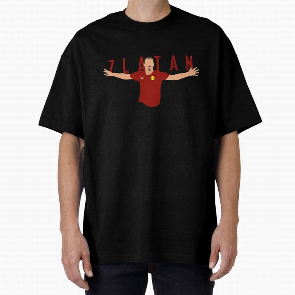 Zlatan Oversized T-Shirt Celebrate the Stars of FIFA World Cup 2026 USA Canada Mexico for Fans of Mbappe and Neymar and Portugal, Bringing Worldwide Fan Energy, Dramatic Goals, Stadium Lights and Championship Celebrations; Made for Die Hard
