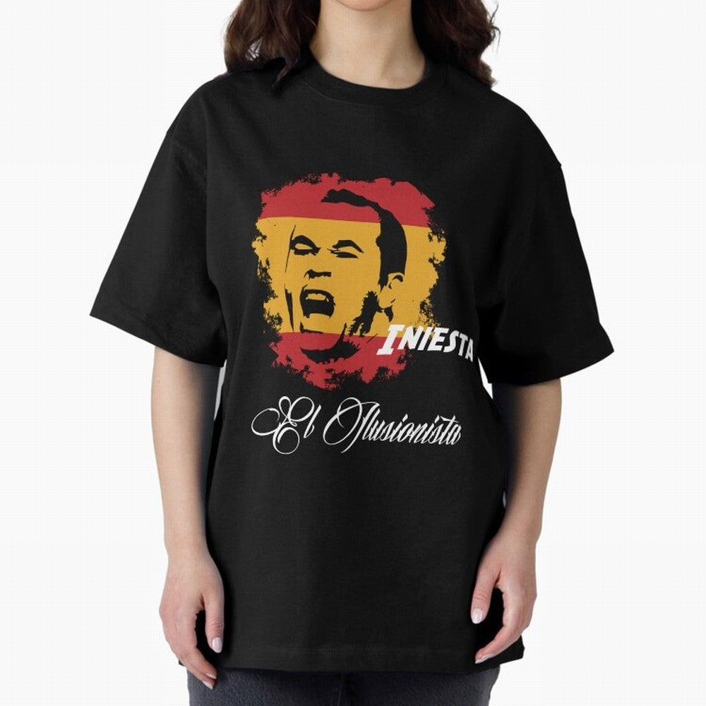 Spain Andres Iniesta Football World Cup 2014 Oversized T-Shirt Discover Match Day Hype around FIFA World Cup 2026 USA Canada Mexico, CR7 and Messi, Argentina and Brazil, Retro Football Energy, Iconic Rivalries, Trophy Chase Drama and Stadium
