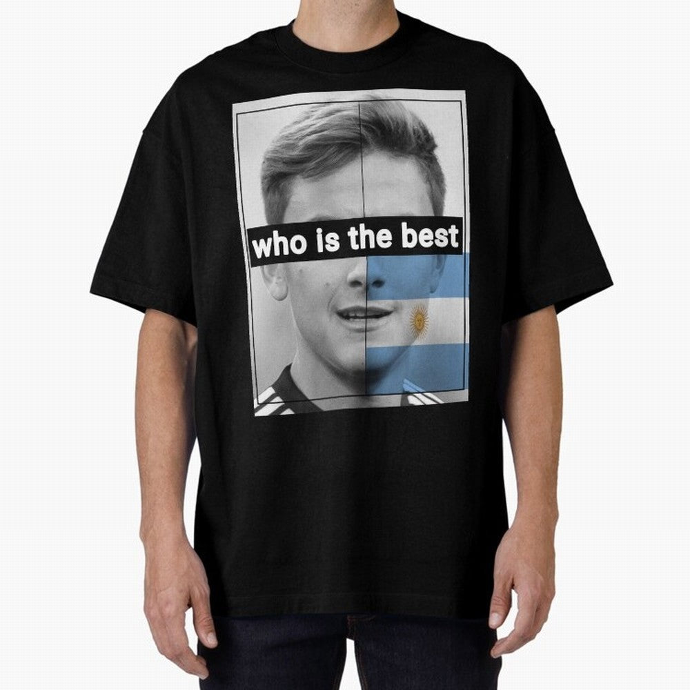 dybala Oversized T-Shirt Feel Global Football Passion for FIFA World Cup 2026, Featuring CR7, France and Portugal, Stadium Chants, National Pride, Trophy Dreams and Unforgettable Football Memories; Perfect for Fans, Collectors, Family Gatherings,