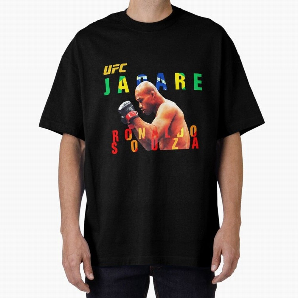 Ronaldo Jacare Souza MMA UFC 256 Oversized T-Shirt Support Your Favorite Stars during FIFA World Cup 2026 Spirit, Filled with Argentina, France and Brazil, Neymar, Haaland and Cristiano Ronaldo, Tournament Hype, Historic Matchups, Family Viewing