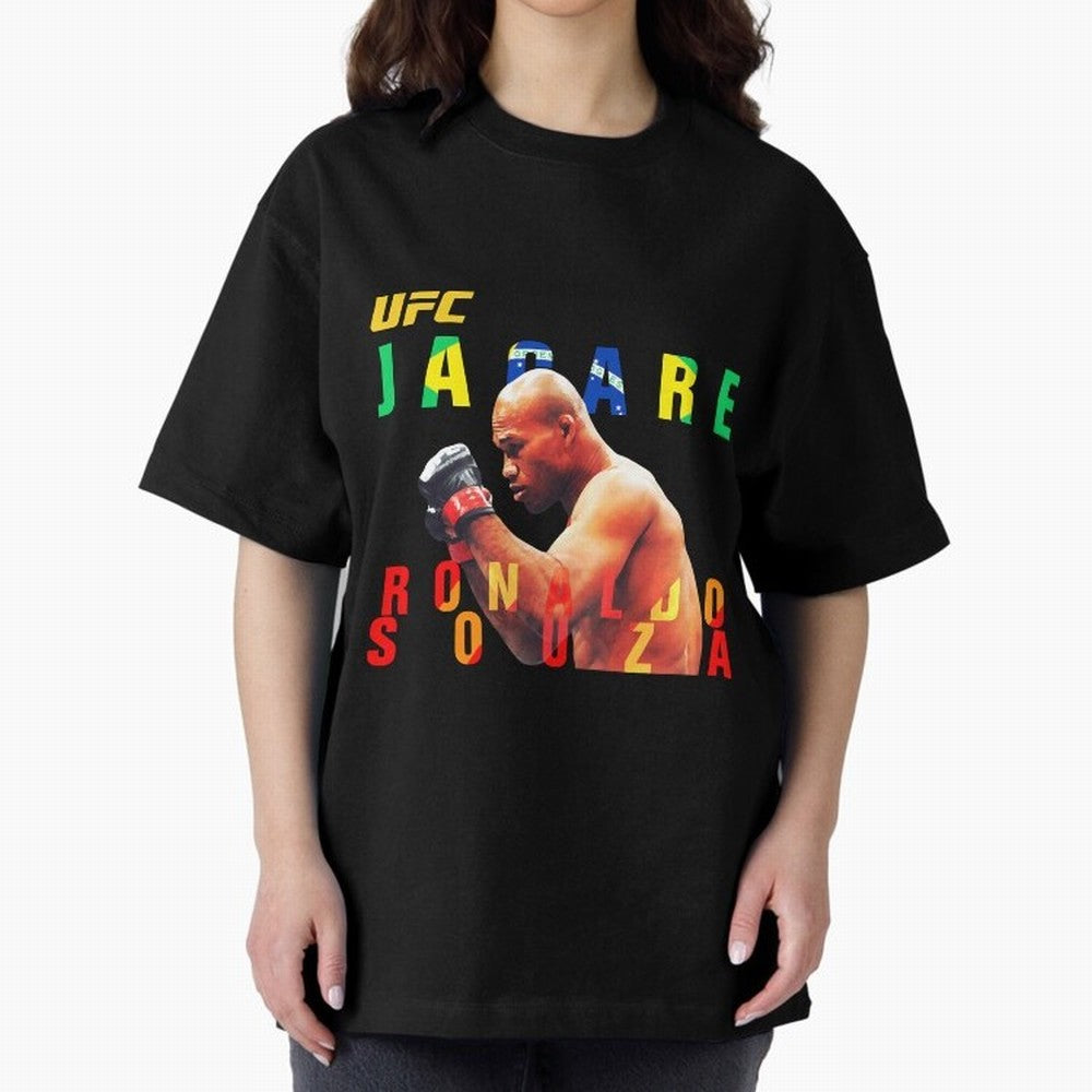 Ronaldo Jacare Souza MMA UFC 256 Oversized T-Shirt Support Your Favorite Stars during FIFA World Cup 2026 Spirit, Filled with Argentina, France and Brazil, Neymar, Haaland and Cristiano Ronaldo, Tournament Hype, Historic Matchups, Family Viewing
