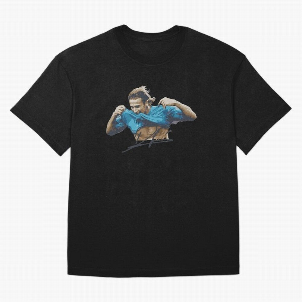 Diego Forlan Football Legends Oversized T-Shirt Share FIFA World Cup 2026 Group Stage for Fans of CR7 and Messi and Germany, Bringing Soccer Culture, Superstar Moments, National Team Dreams and Competitive Fire; Great for Watch Parties, Sports