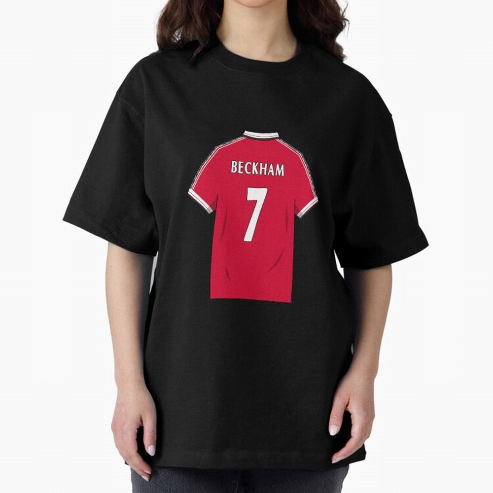 David Beckham 1999 Jersey Oversized T-Shirt Make Game Day About Match Day Hype around FIFA World Cup 2026, Messi, France and Portugal, Football Festival Excitement, Trophy Ambitions, Country Rivalries and Star Player Buzz; Made for Collectors Who