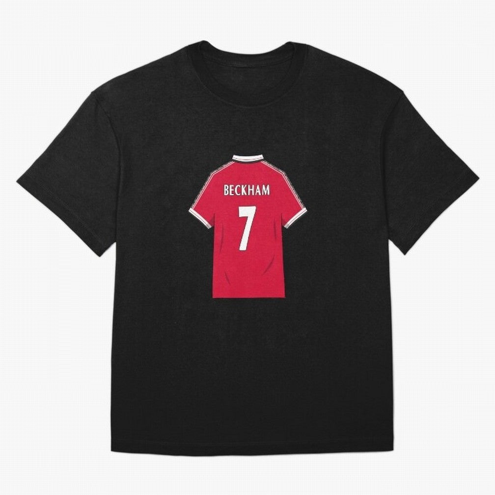 David Beckham 1999 Jersey Oversized T-Shirt Make Game Day About Match Day Hype around FIFA World Cup 2026, Messi, France and Portugal, Football Festival Excitement, Trophy Ambitions, Country Rivalries and Star Player Buzz; Made for Collectors Who