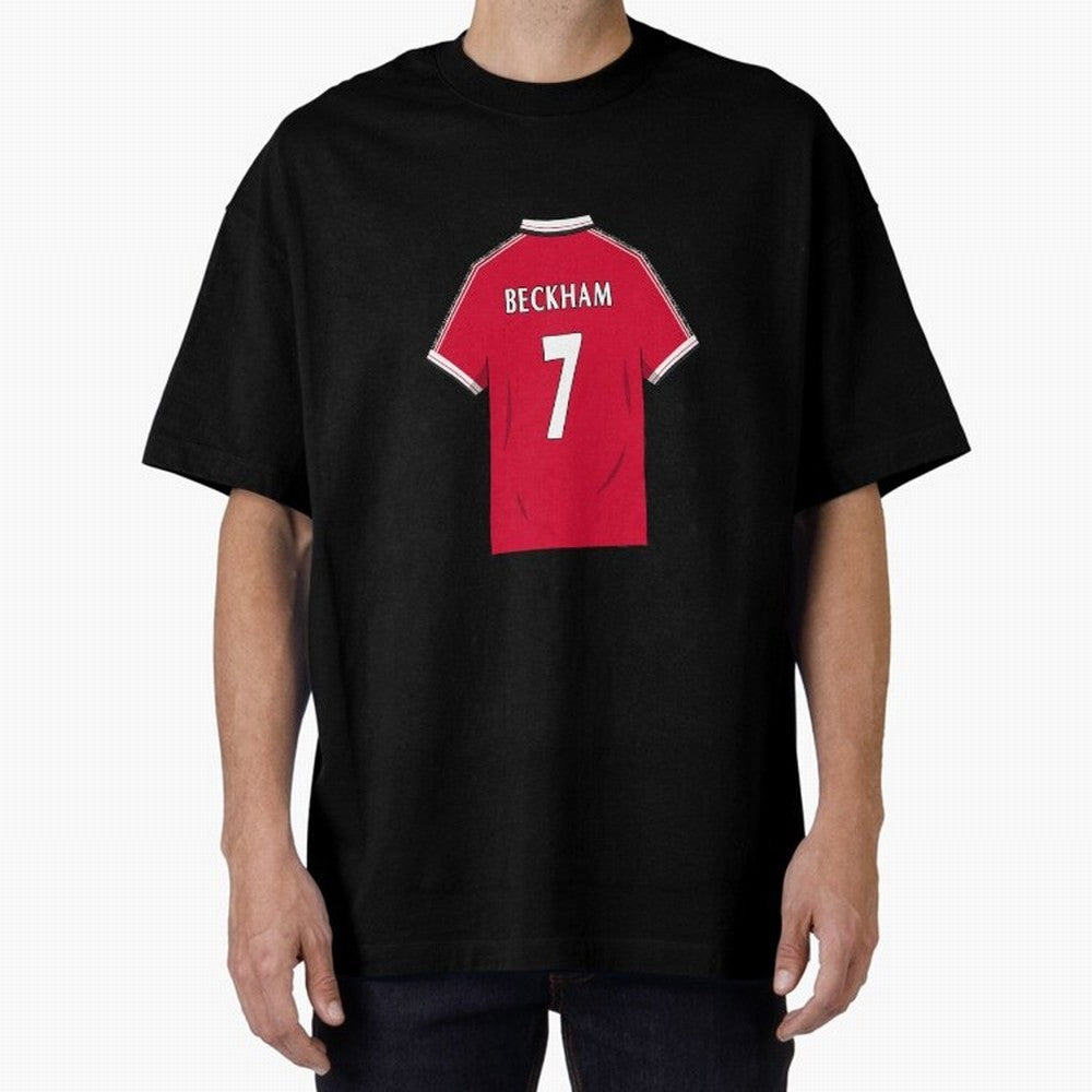 David Beckham 1999 Jersey Oversized T-Shirt Make Game Day About Match Day Hype around FIFA World Cup 2026, Messi, France and Portugal, Football Festival Excitement, Trophy Ambitions, Country Rivalries and Star Player Buzz; Made for Collectors Who