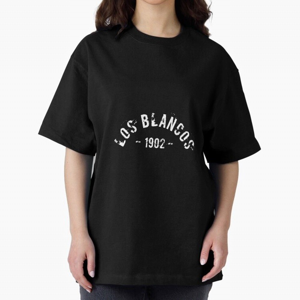 Los Blancos 1902 Oversized T-Shirt Feel International Energy from FIFA World Cup 2026 USA Canada Mexico Spirit, Centered on Portugal, Spain and Germany, Messi, CR7 and Mbappe, Game Day Rituals, Football Legends, Country Pride and the Road to the