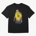 Thierry Henry Arsenal Illustration Oversized T-Shirt Represent the Passion of FIFA World Cup 2026 USA Canada Mexico for Fans of CR7 and Argentina, Bringing Game Day Rituals, Football Legends, Country Pride and the Road to the Final; Created for