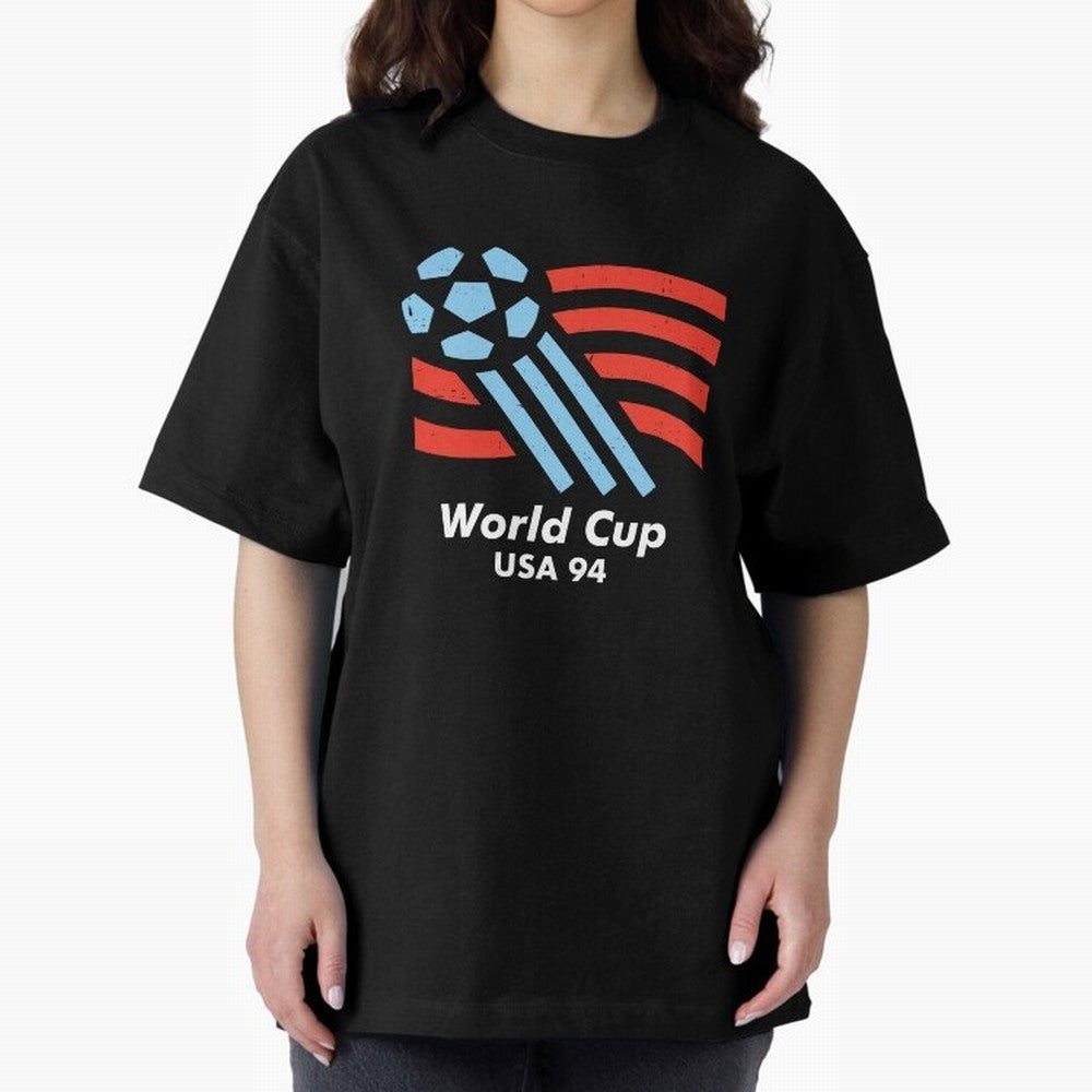 World Cup USA 94 Oversized T-Shirt Carry FIFA World Cup 2026 Group Stage Spirit, Featuring Argentina, France and Brazil, Mbappe, Fan Favorite Moments, National Team Passion, Big Match Drama and Soccer History; Ideal for Football Dads, Football
