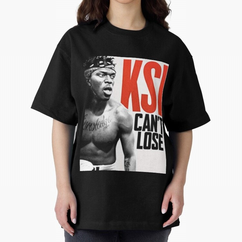 ksi Oversized T-Shirt Make Your Look Match Global Football Passion for FIFA World Cup 2026, Centered on Messi and Cristiano Ronaldo, France and Portugal, Football Festival Excitement, Trophy Ambitions, Country Rivalries and Star Player Buzz; Ideal