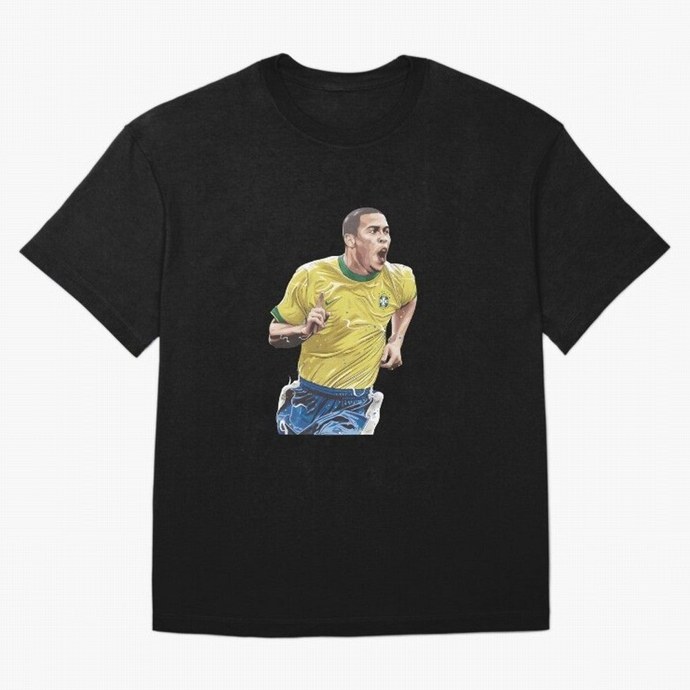 R9, El Grande Ronaldo Nazario Oversized T-Shirt Show Match Day Excitement for FIFA World Cup 2026 USA Canada Mexico for Fans of Neymar, Haaland and Cristiano Ronaldo and France, Bringing Match Day Excitement, Supporter Culture, Golden Goals and