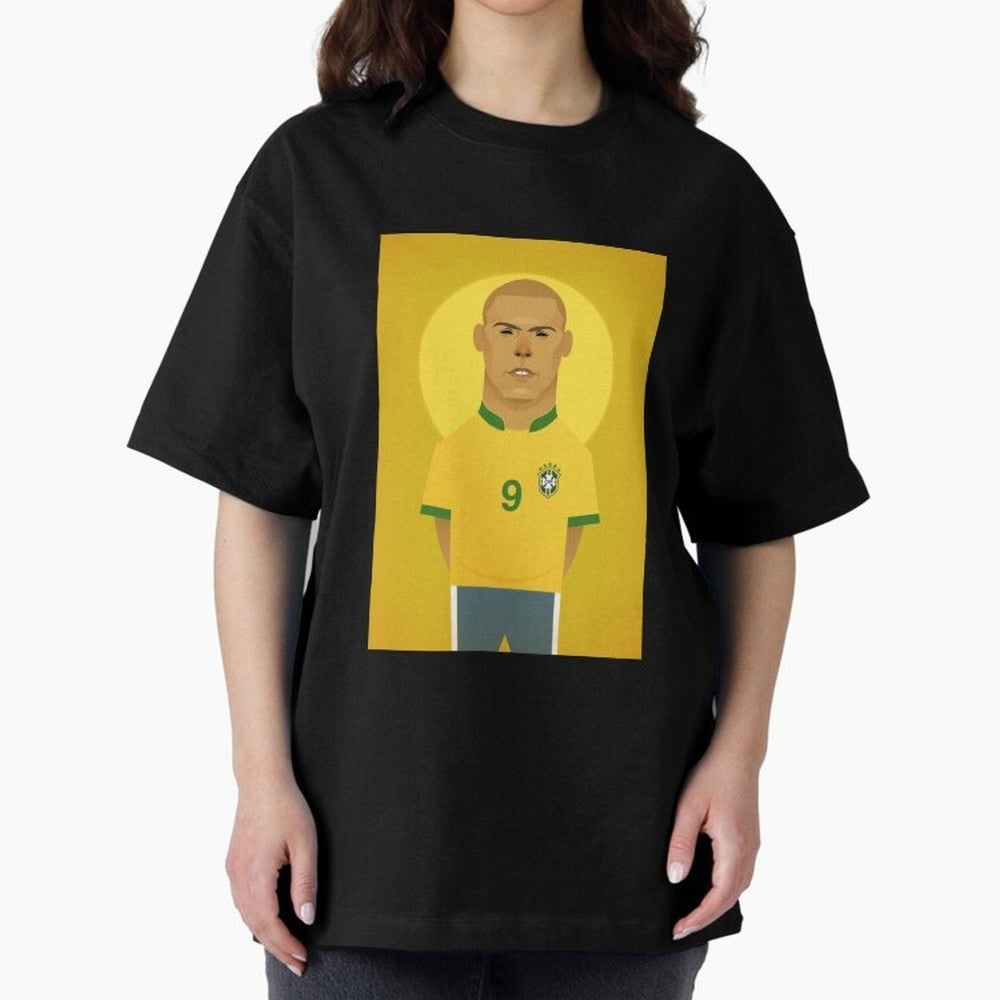 Brazilian Football Player from Milano Oversized T-Shirt Enjoy Match Day Hype around FIFA World Cup 2026 USA Canada Mexico, Mbappe and Neymar, England, Stadium Chants, National Pride, Trophy Dreams and Unforgettable Football Memories; Great for