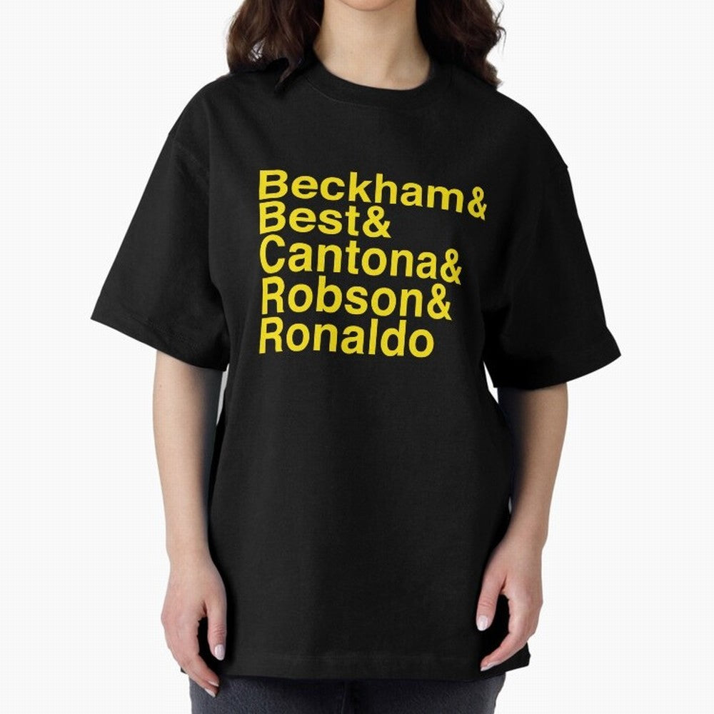 Man Utd Star Players Oversized T-Shirt Make Memories around Match Day Hype around FIFA World Cup 2026 Group Stage, Neymar, Haaland and Cristiano Ronaldo, England, France and Netherlands, Supporter Pride, Iconic Celebrations, Legendary Names and