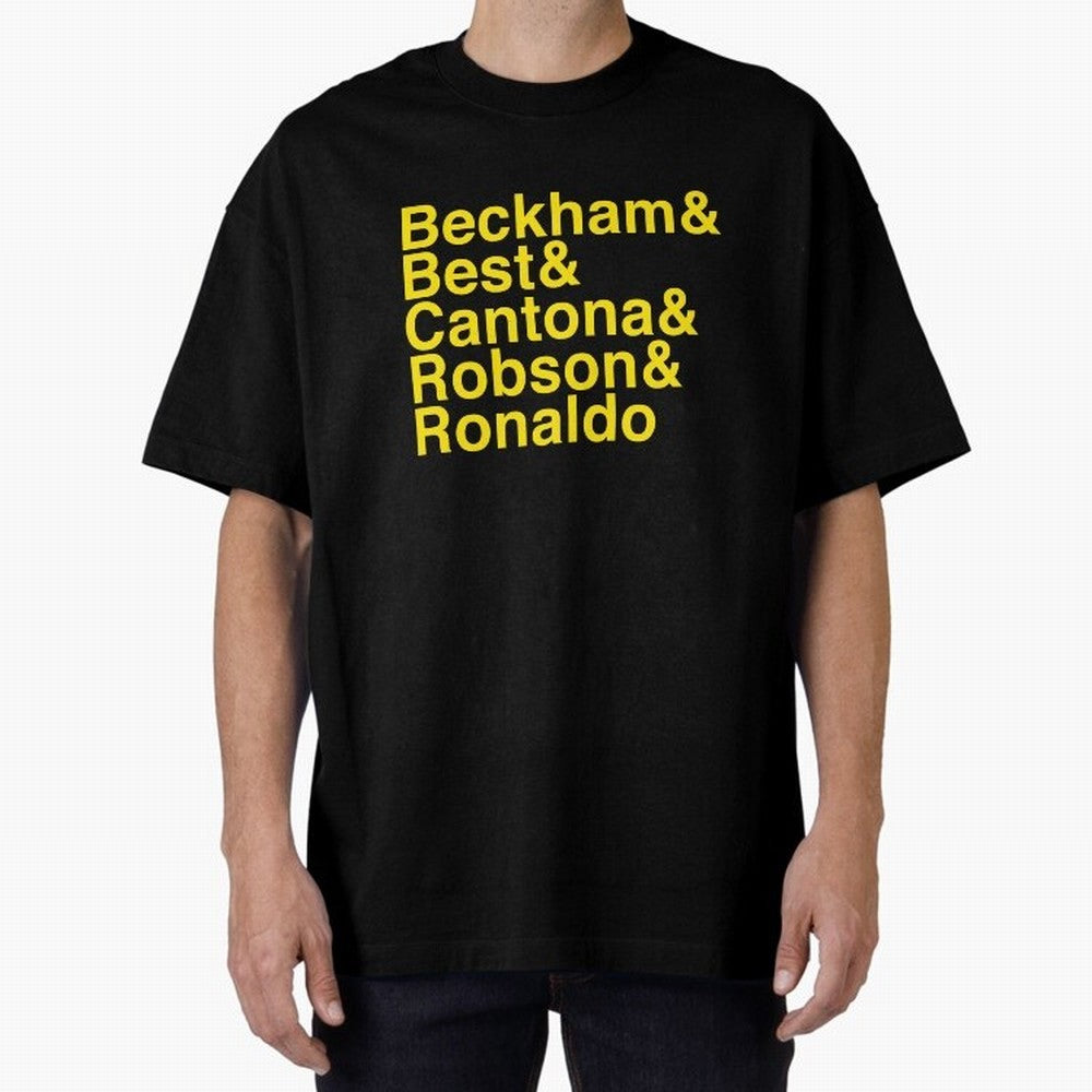 Man Utd Star Players Oversized T-Shirt Make Memories around Match Day Hype around FIFA World Cup 2026 Group Stage, Neymar, Haaland and Cristiano Ronaldo, England, France and Netherlands, Supporter Pride, Iconic Celebrations, Legendary Names and