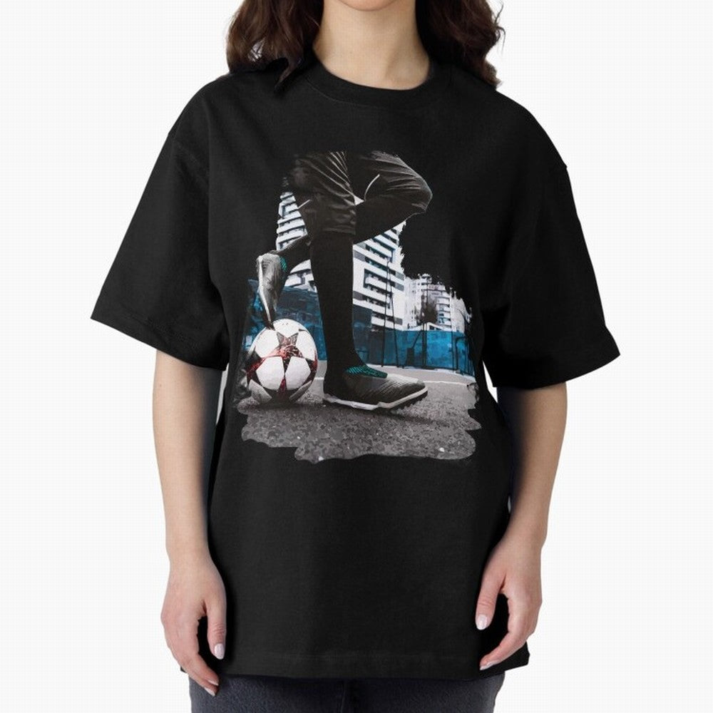 Street Soccer in my Hood Oversized T-Shirt Join the Global Buzz around Match Day Hype around FIFA World Cup 2026 USA Canada Mexico, Mbappe, Brazil, Portugal and Argentina, Fan Favorite Moments, National Team Passion, Big Match Drama and Soccer