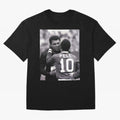 The Boxing Legend Meet The Football Legend Poster Oversized T-Shirt Bring Champion Energy into FIFA World Cup 2026 USA Canada Mexico Inspired by CR7 and Messi, England, France and Netherlands Energy, Stadium Memories, Football Loyalty,