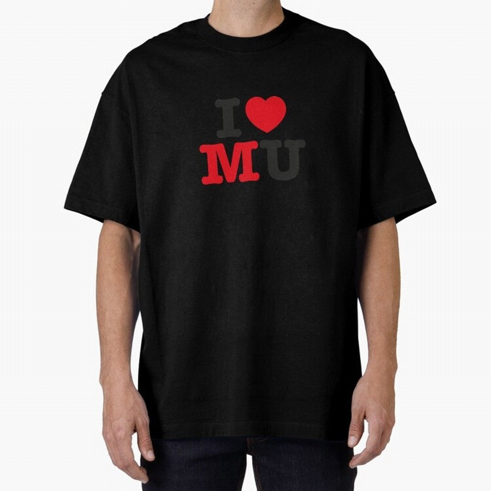 I Love Manchester Oversized T-Shirt Bring Home FIFA World Cup 2026 for Fans of Mbappe and Neymar and Brazil, Portugal and Argentina, Bringing Soccer Culture, Superstar Moments, National Team Dreams and Competitive Fire; Ideal for Fans Who Follow
