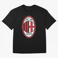 milan black n red Oversized T-Shirt Support Iconic Players in FIFA World Cup 2026 USA Canada Mexico Centered on Neymar, Portugal, Spain and Germany Energy, Goal Celebration Energy, Supporter Heritage, Football Icons and Worldwide Tournament Joy;