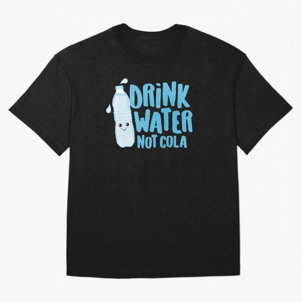 Drink Water Not Cola Kawaii Water Bottle? Oversized T-Shirt Embrace FIFA World Cup 2026 USA Canada Mexico Spirit, Capturing Netherlands, Messi, Soccer Culture, Superstar Moments, National Team Dreams and Competitive Fire; Perfect for Supporters Who