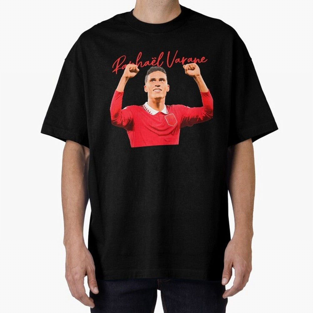 Rafael Varane Oversized T-Shirt Feel the Trophy Chase of Global Football Passion for FIFA World Cup 2026, Inspired by CR7 and Messi, France, Stadium Chants, National Pride, Trophy Dreams and Unforgettable Football Memories; Made for Die Hard