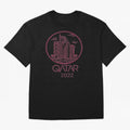 Qatar Welcome Oversized T-Shirt Bring Trophy Dreams to the FIFA World Cup 2026 USA Canada Mexico Journey through Haaland Highlights, Portugal Pride, Stadium Memories, Football Loyalty, International Chants and Championship Tradition; Built for