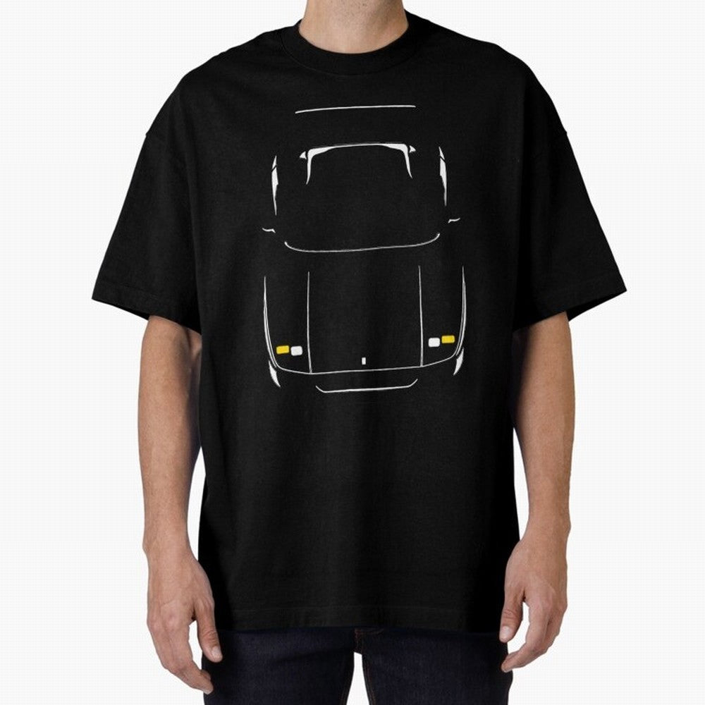 Ferrari F40 F40 Simple Body Cut Oversized T-Shirt Follow Every Goal of FIFA World Cup 2026 for Fans of Mbappe and Brazil, Bringing Global Supporter Spirit, Legendary Goals, National Colors and Tournament Celebration; Perfect for People Who Love
